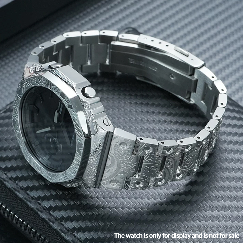 Casio Watch G-Shock Ga-2100 - قطع غيار بديلة من الفولاذ المقاوم