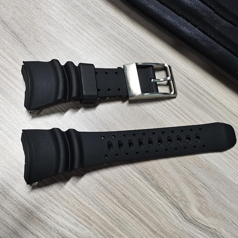 Citizen Watch Promaster - تنفس الأسود المطاط حزام الساعات ل