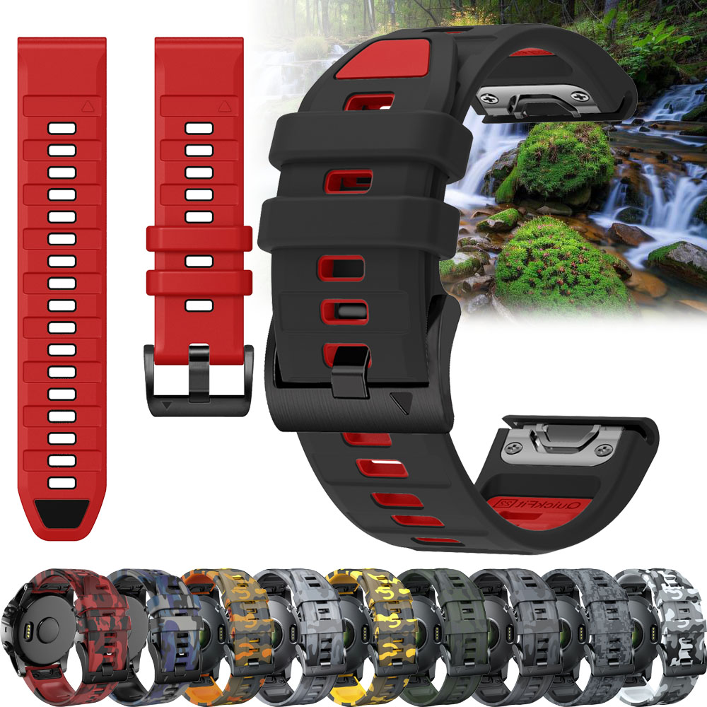 Silicone Watch Band 22Mm - Fenix E 47 مللي متر الرسمية