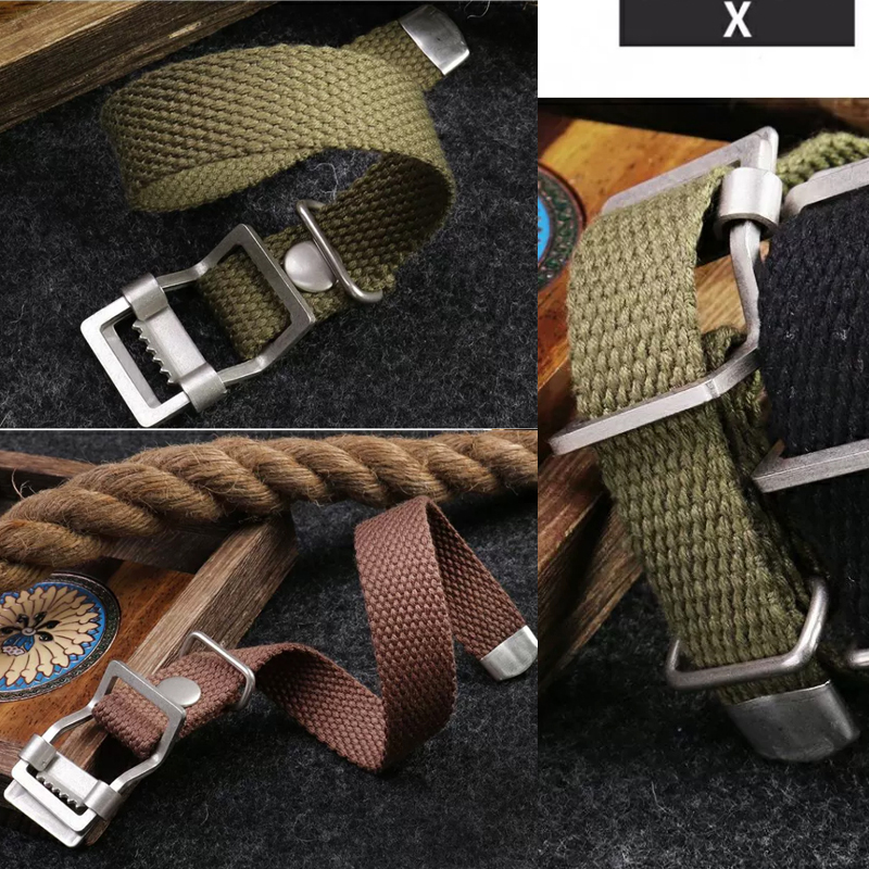 حزام ساعة من قماش النايلون عال - مراجعة Nato Strap Nylon وسعره