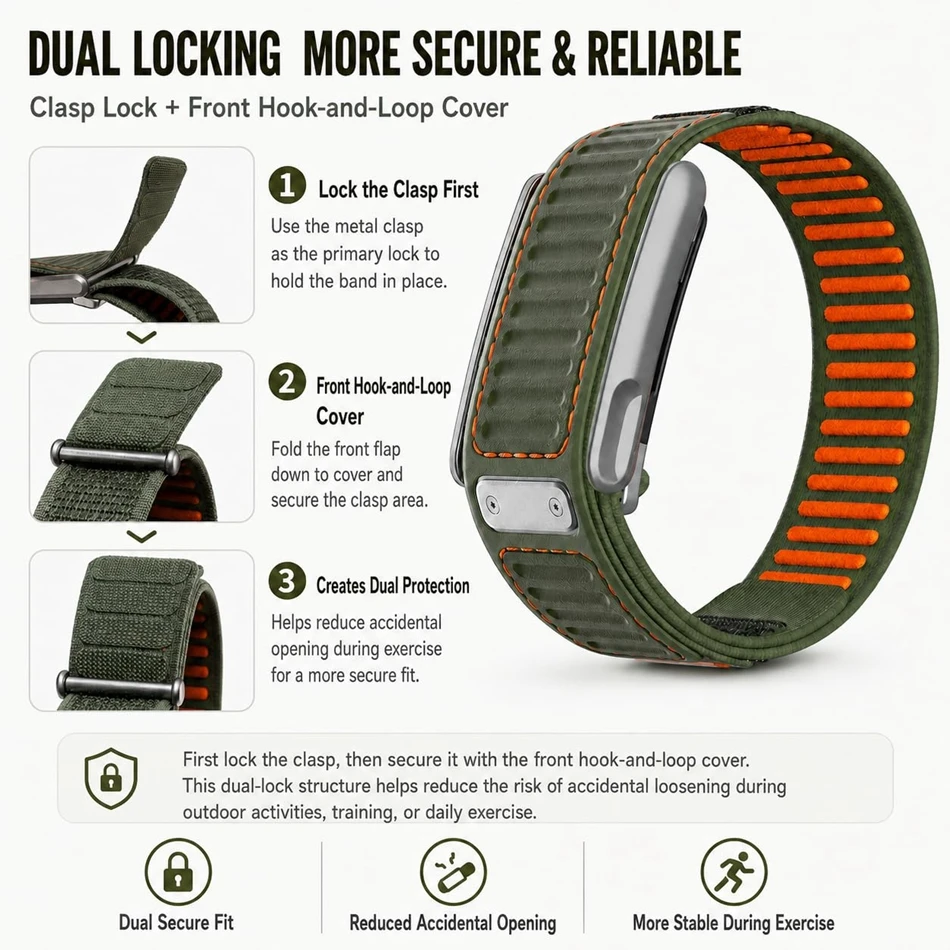 حزام ساعة من النايلون والسيليك - مراجعة Sport Loop Velcro وسعره