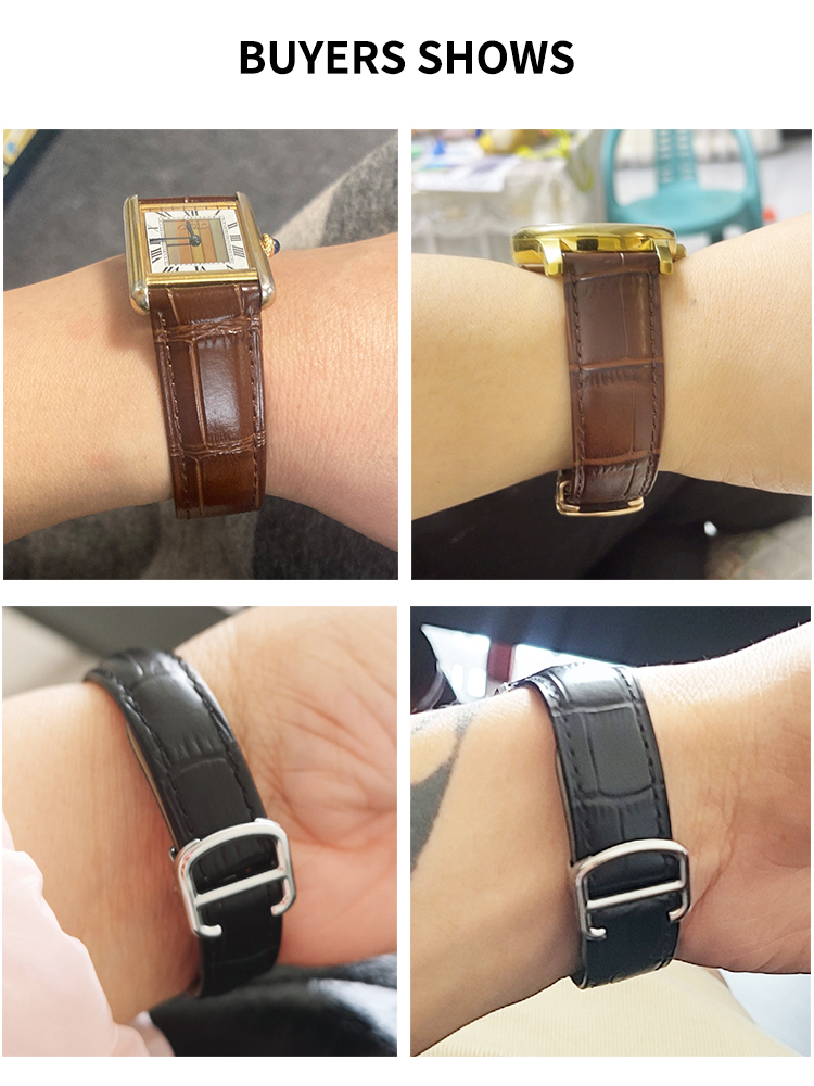ساعة من الجلد الطبيعي للرجال و - مراجعة Cartier Watch Tank وسعره