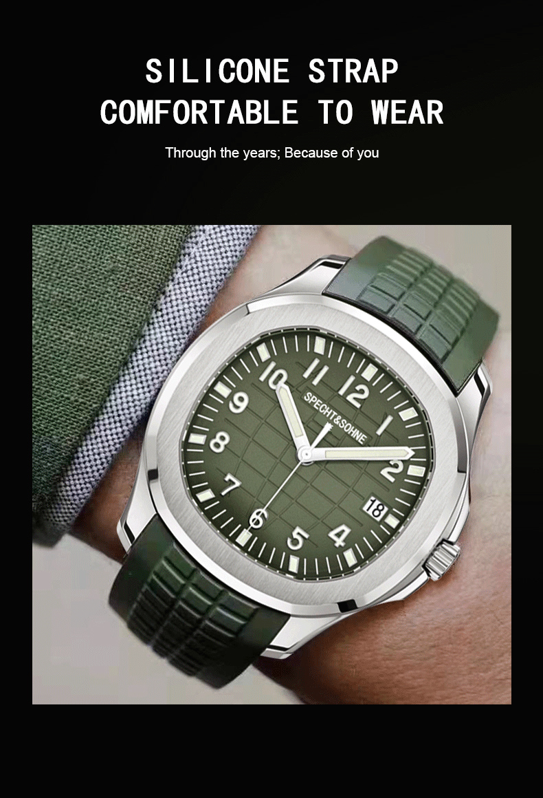 2025 جديد ساعات رجالية ساعة مي - مراجعة Patek Philippe Watch Aquanaut وسعره