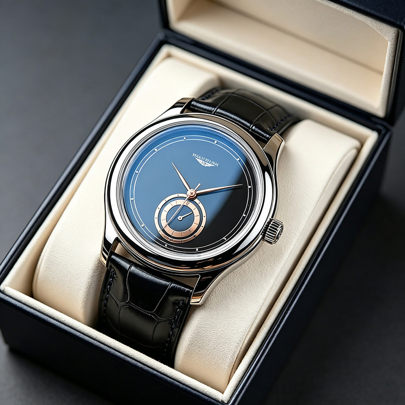 ساعة رجالية كلاسيكية بحركة كوا - مراجعة Leather Watch Band Men وسعره