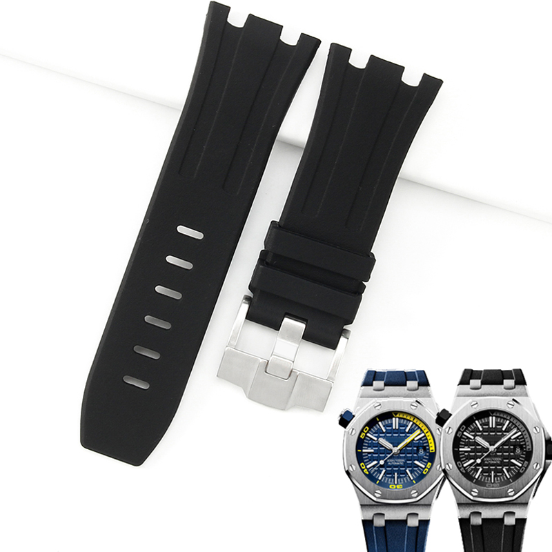 حزام ساعة رياضي من السيليكون ا - مراجعة Audemars Piguet Watch Royal Oak وسعره