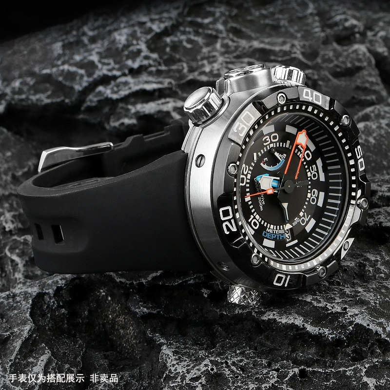 المطاط حزام (استيك) ساعة ل الم - مراجعة Citizen Watch Promaster وسعره