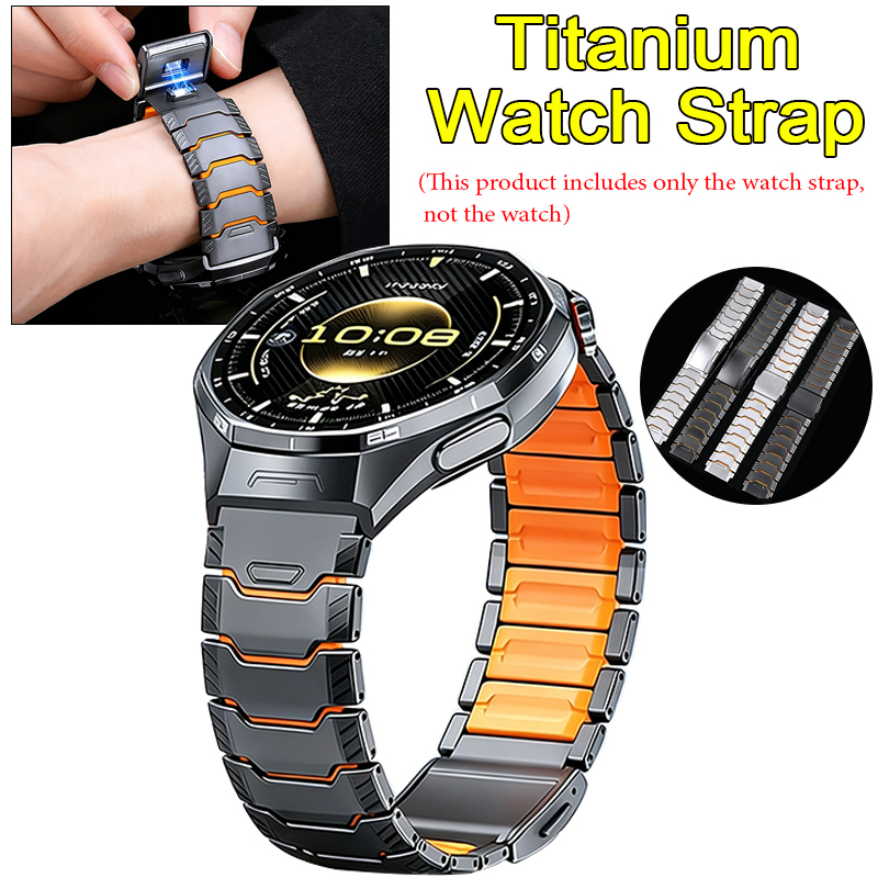 حزام مطاطي من التيتانيوم 22 مل - مراجعة Silicone Watch Band 22Mm وسعره