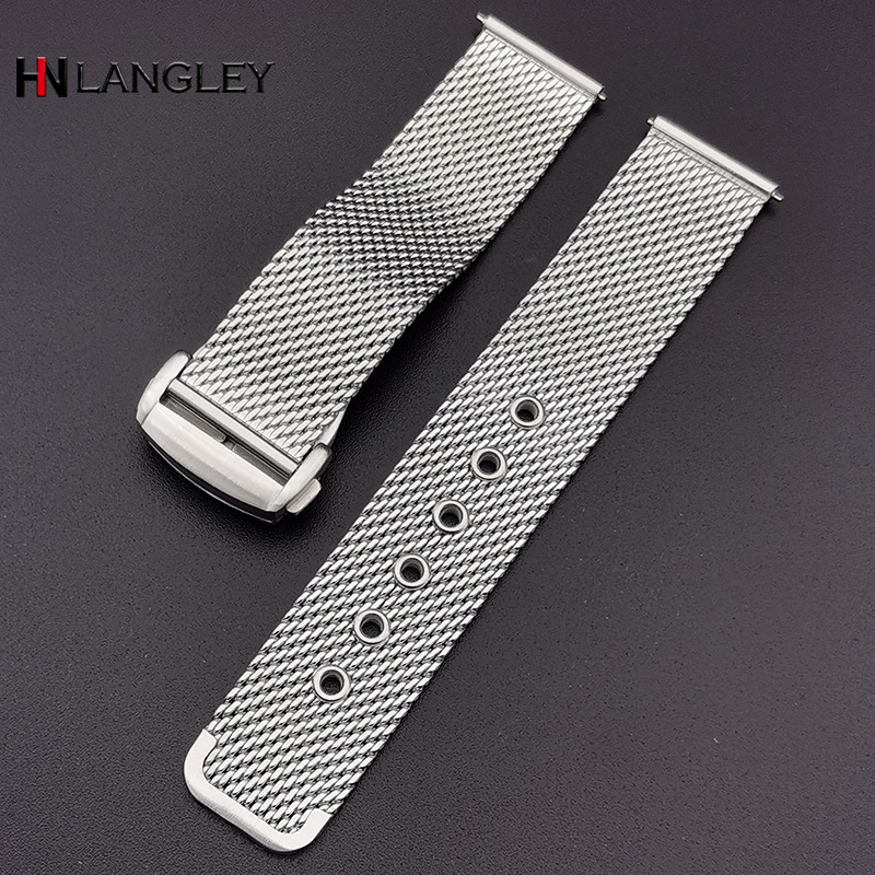 سوار ساعة شبكي ميلانيز 20 مم 2 - مراجعة Omega Watch Seamaster وسعره