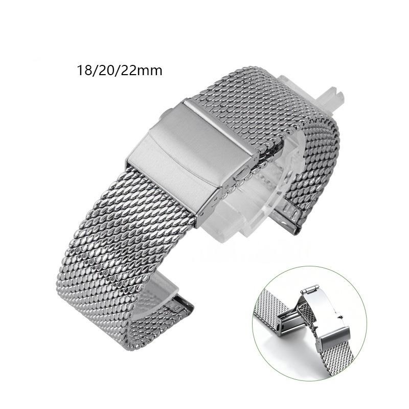 حزام ساعة ميلانيزي من الفولاذ  - مراجعة Mesh Strap Metal وسعره