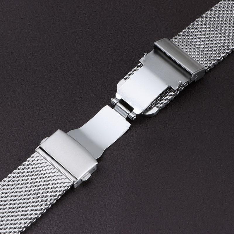حزام ساعة ميلانيزي من الفولاذ  - مراجعة Mesh Strap Metal وسعره