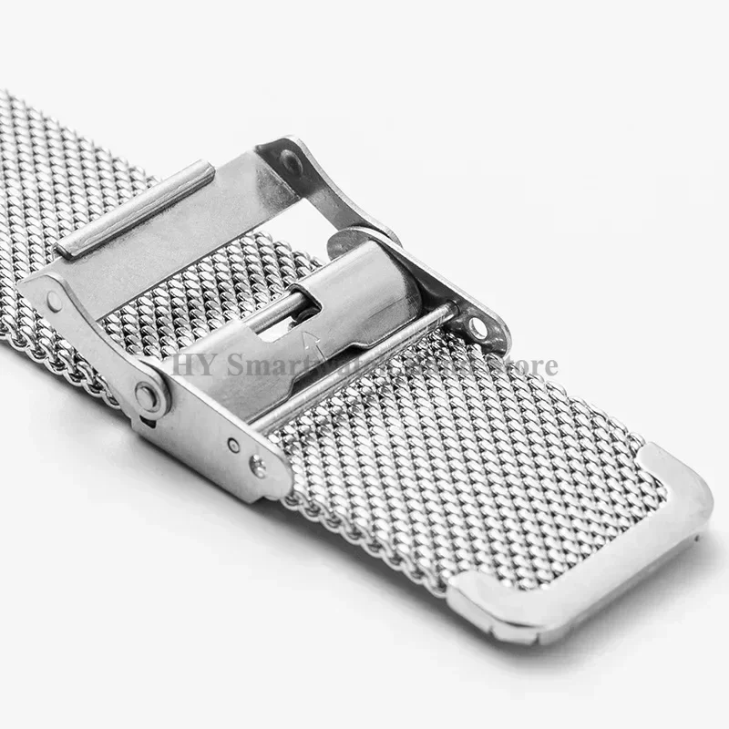 ميلانو شبكة الصلب حزام 0.6 ملل - مراجعة Mesh Strap Metal وسعره